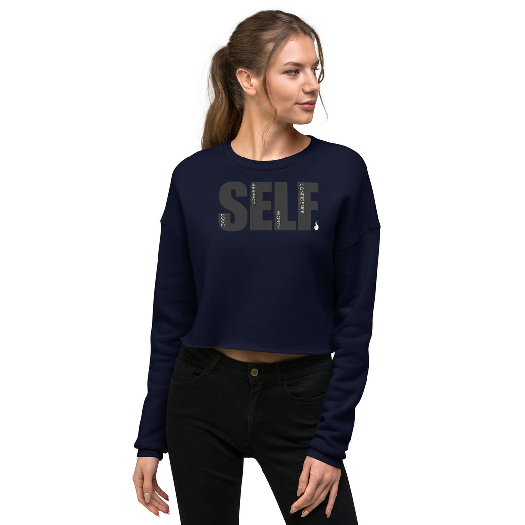 SELF Crop Sweatshirt
