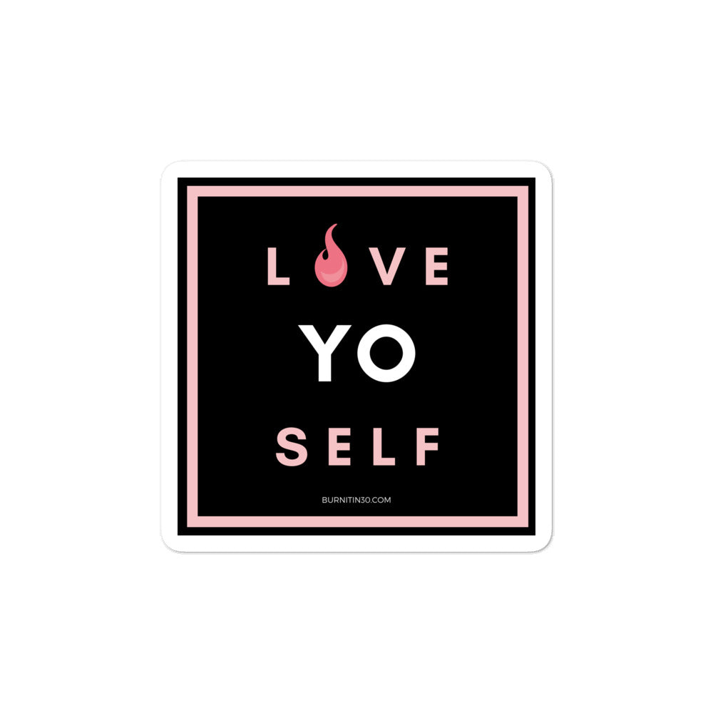 Love Yo Self Sticker