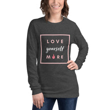 Load image into Gallery viewer, Love Yourself More Long Sleeve Tee
