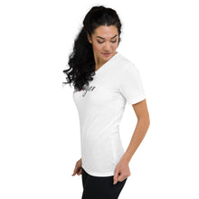 Load image into Gallery viewer, Stonger Unisex Short Sleeve V-Neck T-Shirt
